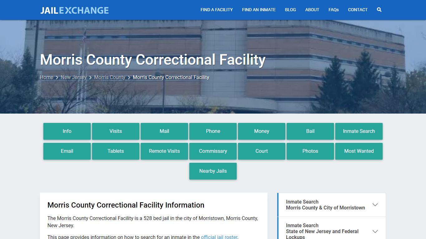Morris County Correctional Facility - Jail Exchange